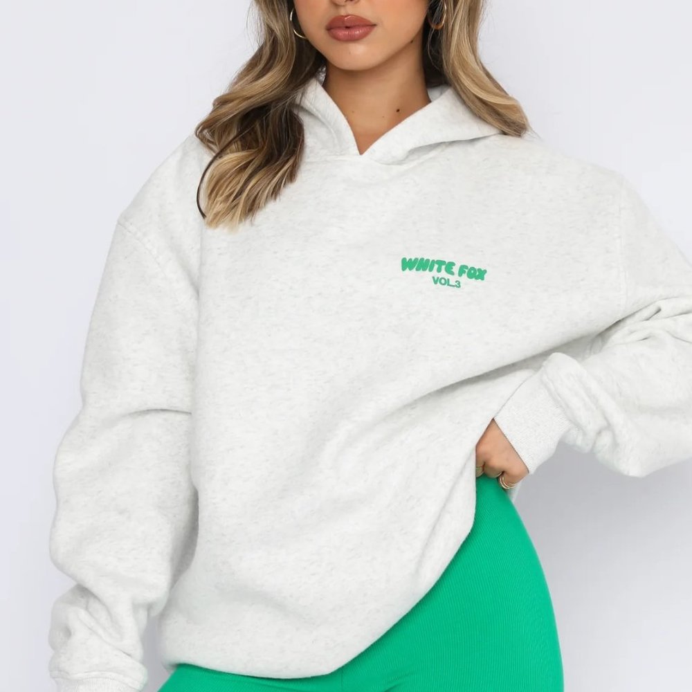 White Fox Offstage Hoodie Glacier Grey